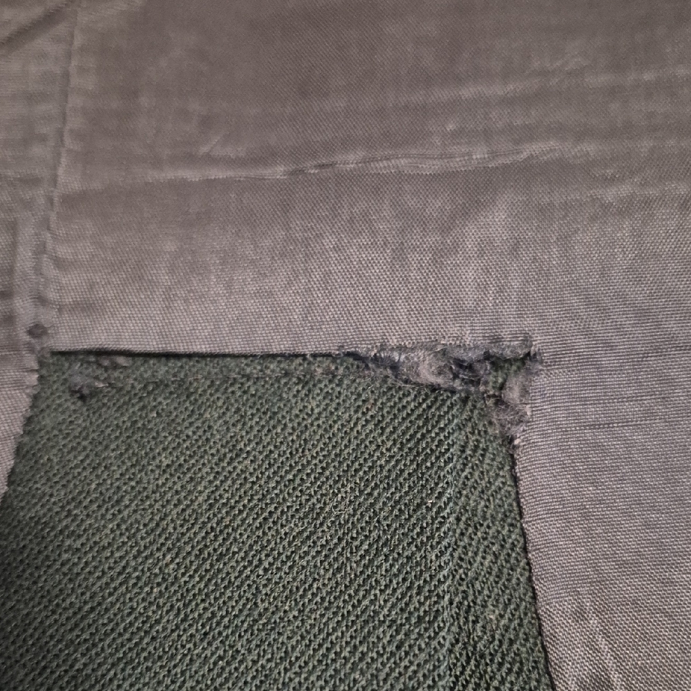 Vintage Rafaella Dark Green Wool Straight Maxi Skirt Size 16 - Picture 10 of 10
